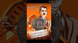 moneda de 5000 pesos del banxico numismaticosmx numismaticamexicana numismatics [upl. by Dronski]