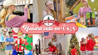 🇺🇸 VLOGMAS 🎄Compra de la semana en Whole Foods 🥬 Espíritu navideño a tope 🤩 Nuestra vida en USA [upl. by Ennayk147]