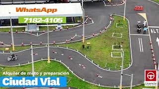 Prueba de motos sede Ciudad Vial Parque de La Paz [upl. by Nedda917]