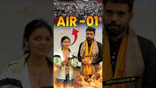 Air  01🔥🔥 ft Aditya Ranjan Sir shorts patnameetup [upl. by Linad]