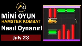 HAMSTER KOMBAT 23 TEMMUZ MİNİ OYUN  MINI GAME 23 JULY [upl. by Meta]