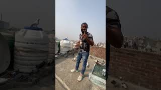 Aik pkda h aaj sehdi ka kabutar gardaan 😂😂😍 pigeon [upl. by Yemac]