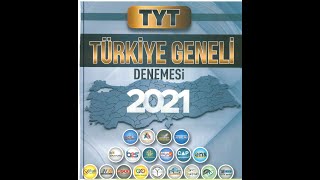 İŞLER TÜRKİYE GENELİ TYT DENEMESİ GEOMETRİ ÇÖZÜMÜ 20202021 [upl. by Werda]