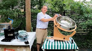 Kurt Neubek Testing Devices for Solar Cooker Components [upl. by Ahsael]