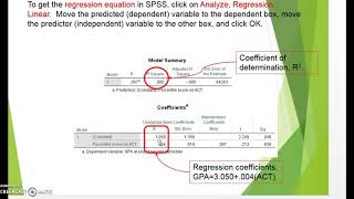 SPSS correlation regression [upl. by Gore909]