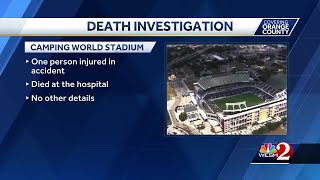 Person dies after accident at Camping World Stadium [upl. by Cory222]