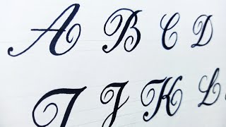 Fancy letters  How to write stylish capital alphabets a to z  Using marker 605 [upl. by Hairabez]