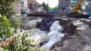 Hochwasser in Nordhorn [upl. by Ahsikat]