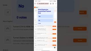 💯💯 Hemi Incentivized Testnet Most Expensive After linea hemi linea crypto [upl. by Spalla]