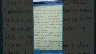 SALITANG HIRAM ACTIVITY I fyp foryoupage teachermelai [upl. by Sirraf]