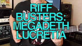 Megadeth Lucretia Rust in Peace intro lesson Weekend Wankshop 189 [upl. by Reuben10]