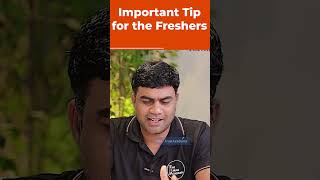 Important Tip For The Freshers  shorts kiransir [upl. by Young]