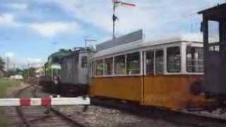 Special rail carriage in Budapest  StraĂźenbahn  Tram [upl. by Iggem]