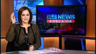 NEWS BLOOPER 9 News Adelaide Kate Collins Blooper [upl. by Ayikin]