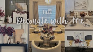 Fall Decorate with MeEntrywayLiving RoomDining RoomFireplace [upl. by Ten]