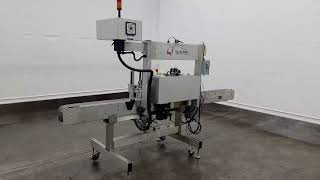 E308799  Quadrel Versaline Vertical Roller Labeler [upl. by Esya]