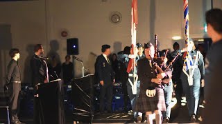 Remembrance Day Assembly at Semiahmoo Secondary 2023 [upl. by Tome]