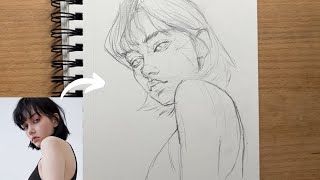 Draw with Me ✍️ 20min Line Drawing Session [upl. by Atsira]