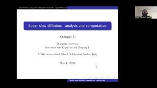 C Li  Super slow diffusion analysis and computation [upl. by Symons]