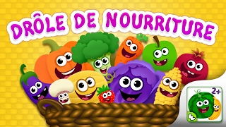 Drôle de nourriture Jeux pour enfants FR OLDLes jeux en français [upl. by Ajoop]