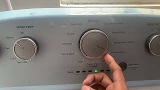 Como resetear lavadora whirlpool how to reset whirlpool washing machine [upl. by Still]