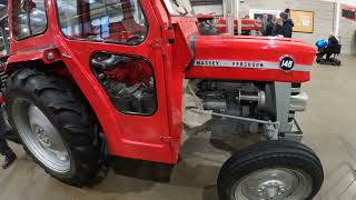 1976 Massey Ferguson 148 25 Litre 3Cyl Diesel Tractor 49HP [upl. by Arias]