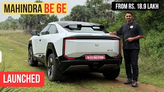 Mahindra BE 6E Most Detailed Walkaround  189 Lakh  232 BHP  500 KM Range 🔥🔥🔥 [upl. by Nennahs]