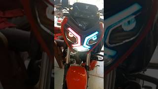 Tvs Raider 125 Modified Headlight 🔥😱 tvsraider [upl. by Inram]