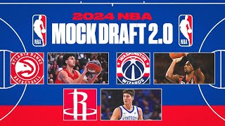 MY 2024 NBA MOCK DRAFT [upl. by Serafine]