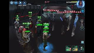 SWGOH Squad Arena Rebel Fighter vs Galactic Republic [upl. by Treblig]