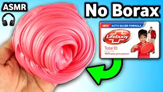 LIFEBUOY NO BORAX SLIME💦👅🎧 How to make Slime without Borax How to make slime with Lifebuoy soap [upl. by Draner]