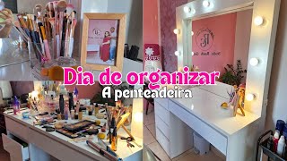 TOUR  ORGANIZAÇÃO da minha penteadeira 🎀✨ [upl. by Rurik]