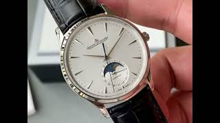 JaegerLeCoultre Master Ultra Thin Moon 39mmWJLM01BL [upl. by Arad]