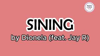 Sining by Dionel feat Jay R LyricsBinibini kong ginto hanggang kaluluwa [upl. by Airal244]