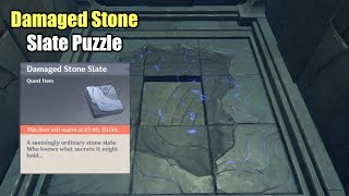 Damaged Stone Stale Puzzle  Genshin Impact [upl. by Glaudia]