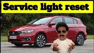 how to reset a service light notification on a Fiat tipo 2015 2016 2017 2018 2019 2020 2021 2022 [upl. by Yadnus]