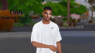 CAS townie makeover  the sims 4 [upl. by Pegeen]