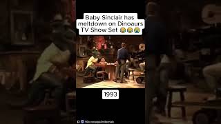 What a time to be alive 😂🤣 dinosaurstvshow 1993show funnybaby funnyshorts oldschool [upl. by Etnod]