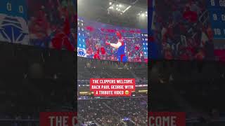 The Clippers gave Paul George a tribute video 🥹 [upl. by Nitaf]