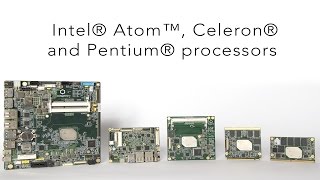 Embedded boards and modules from congatec with Intel® Atom™ Celeron® and Pentium® processors [upl. by Nwavahs]