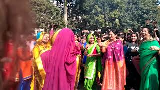 Lohri celebration 2018 KMV Jalandhar  The Heritage InstitutionFirst lohri after autonomous status [upl. by Rahs]