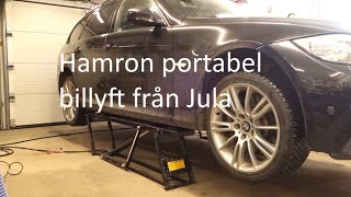 Recension av Hamron portabel billyft från Jula [upl. by Robillard579]