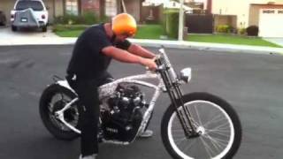 xs650 bobber first ride [upl. by Yahc579]