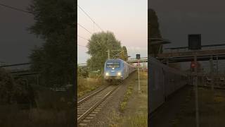 RDC Nachtzug nach Stockholm mit Lichti und Makro fährt durch Wolfsburg en346 br101 trainspotting [upl. by Ateikan698]