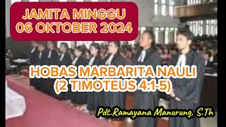 JAMITA MINGGU 06 OKTOBER 2024 2 TIMOTEUS 415 [upl. by Assilana]