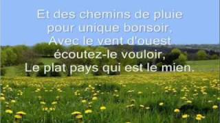 Le plat pays  Brel mp4 [upl. by Brnaby]