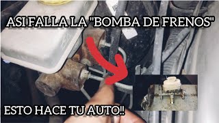 SINTOMAS de UNA quotBOMBA DE FRENOSquot dañada  ESTO HARA TU AUTO [upl. by Heath]