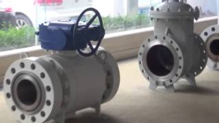 fixed trunnion mounted ball valve from 25 years china valve factory [upl. by Maillw397]