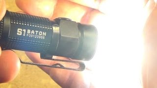 Olight S1 Compact Flashlight Review 500 Lumens 1x CR123A [upl. by Lorenzo811]