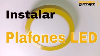 Cómo Instalar Plafones LED de Superficie [upl. by Daisy]